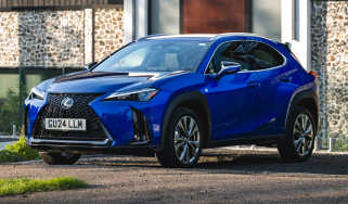 Lexus UX 350h+ F-Sport - front 3/4 static